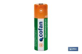 COFAN 50002103U - BLISTER 4 PILAS RECARGABLES AA 2300MAH VENTA UNITARIA
