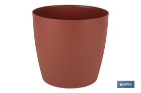 COFAN 90015577 - MACETA CAMELIA DE COLOR ARCILLA 24,5 X 23,6 CM