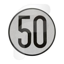 FAYCO FA10828650 - DISCO LIMITACION VELOCIDAD 50 KM/H ALUMINIO