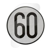 FAYCO FA10828660 - DISCO LIMITACION VELOCIDAD 60 KM/H ALUMINIO