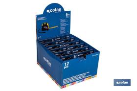COFAN 04500934 - EXPOSITOR FLEXÓMETRO PROTEC. GOMA 19 MM X 3 M 12 UDS.