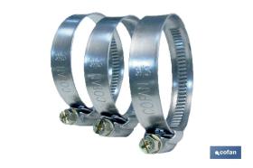 COFAN 08011016U - ABRAZADERA METÁLICA BANDA 9MM  10-16 'VENTA UNITARIA'