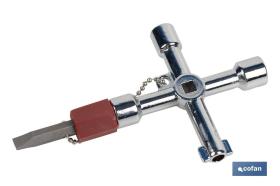 COFAN 09512251 - LLAVE DE CABINA 7 PERFILES