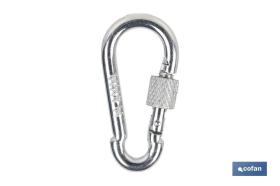 COFAN 18002605U - MOSQUETON CON SEGURO M-10X100 'VENTA UNITARIA'