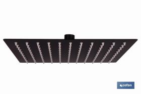 COFAN 42004001 - CABEZAL DE DUCHA CUADRADO EXTRAFINO DE ACERO INOXIDABLE 304