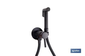COFAN 42004022 - DUCHA HIGIéNICA PARA INODORO AGUA FRÍA Y CALIENTE COLOR INOX