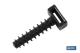 COFAN 08000007 - TACO BRIDAS TALADRO COLOR NEGRO 6 MM