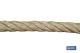 COFAN 08101063 - CUERDA SISAL 4 CABOS 18 MM 100 MTS NATURAL