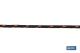 COFAN 08101150 - CORDÓN TRENZADO HIPPIE NEGRO/NARANJA 3 MM X 100 M