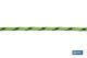 COFAN 08101153 - CORDÓN TRENZADO HIPPIE VERDE/NEGRO 3MM X 100 M