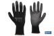 COFAN 1100012511 - GUANTE 100% POLIEST. IMPREG. PU NEGRO T-11