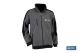 COFAN 11002055M - CHAQUETA POLAR MODELO WALKER 370 G/M GRIS-NEGRO TALLA M