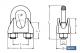 COFAN 18001015 - SUJETACABLES DIN-741 ZINCADO M-40