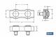 COFAN 18001206 - SUJETACABLES PLANOS DOBLE M-8