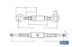 COFAN 18001603 - TENSOR TUBULAR GANCHO-ANILLA M-10