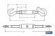 COFAN 18001706 - TENSOR GANCHO-GANCHO Z DIN 1480 M-14
