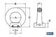 COFAN 18002007 - ANILLA ELEVACION HEMBRA DIN 582 M-18 ZN