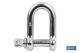 COFAN 18002216 - GRILLETE RECTO M-38 ZINCADO