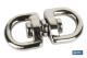 COFAN 18002302 - TORNIQUETE  GIRATORIO NIQUELADO 16X16MM