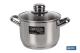 COFAN 41001515 - OLLA  INOX INDUCCIÓN 5.3 L MOD POLENTA TAPA DE VIDRIO Ø220 M