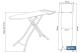COFAN 410041053 - TABLA PLANCHAR 120X38 CM MODELO CESENA DISEÑO 3