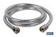 COFAN 42001102 - FLEXO DUCHA PVC PLATA/LATÓN 1,5M