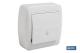 COFAN 51001212 - PULSADOR CAMPANA SUPERFICIE MODELO ATLANTIS 10A BLANCO