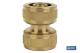 COFAN 90014019L - REPARADOR MANGUERA LATÓN 3/4' (19 MM)