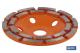 COFAN 09292601 - CORONA DOBLE PISTA MAMPOSTERIA 100MM - H22,2