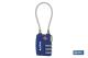 COFAN 10403233 - CANDADO COMBINACIÓN EQUIPAJE TSA CABLE 3 DÍGITOS 30 MM