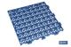 COFAN 41007001 - SET DE 4 UDS. LOSETA ALVEOLADA AZUL DE PVC 33 X 33 X 2 CM