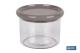 COFAN 41001718 - BOTE MULTIUSOS MODELO ALBAHACA COLOR PIEDRA 160ML 8X6CM