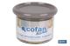 COFAN 41001721U - BOTE MULTIUSOS MODELO ALBAHACA COLOR PIEDRA 500ML 11X8CM 'V