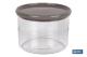COFAN 41001721U - BOTE MULTIUSOS MODELO ALBAHACA COLOR PIEDRA 500ML 11X8CM 'V