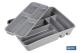 COFAN 41001815 - CUBERTERO  GRIS 40X30X7 CM DOS ALTURAS