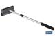 COFAN 41003182 - LIMPIACRISTALES ESPONJA Y RASPADOR EXTENSIBLE  48-76.5CM