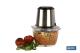 COFAN 41005016 - PICADORA ELECTRICA ACERO INOX VASO DE  CRISTAL 1,2 L 400W