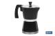 COFAN 41010012 - CAFETERA BAVIERA NEGRA 6 TAZAS ALUMINIO INDUC