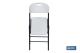 COFAN 43051014 - SILLA PLEGABLE BLANCA 46X53X88 CM