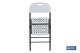 COFAN 43051014U - SILLA PLEGABLE BLANCA 46X53X88 CM 'VENTA UNITARIA'