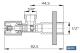 COFAN 65007003 - VÁLVULA DE ESCUADRA 1/2' X 3/8' MODELO PISTÓN