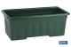 COFAN 90015523U - JARDINERA VERDE  MODELO AZAHAR 40 X 20 X 15.5 CM'VENTA UNIT