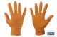 COFAN 11000226L - CAJA 100 UDS. GUANTES DE NITRILO NARANJA DIAMANTADO 8,5 G TA