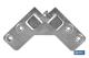 COFAN 18006502 - COLGADOR ESCUADRA DOBLE ZINCADO 59X59 MM