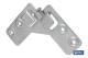 COFAN 18006502U - COLGADOR ESCUADRA DOBLE ZINCADO 59X59 MM VENTA UNITARIA