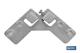 COFAN 18006502U - COLGADOR ESCUADRA DOBLE ZINCADO 59X59 MM VENTA UNITARIA