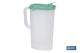 COFAN 41601190 - JARRA DE AGUA 2L NARANJA  MODELO MANANTIAL 25X19X9.5CM
