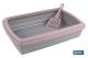 COFAN 41601191 - ARENERO PARA GATOS COLOR GRIS 47 X 31 X 11 CM