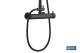 COFAN 42001155 - COLUMNA DUCHA NEGRA CON GRIFO MONOMANDO  80-140