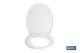 COFAN 43001051 - TAPA WC  FORMA OVAL LIBERACIÓN RAPIDA 44.9 X 37.5 CM
